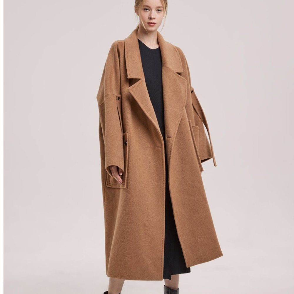 NWT NAP Londyn Shawl Collar Coat -100% Merino Wool